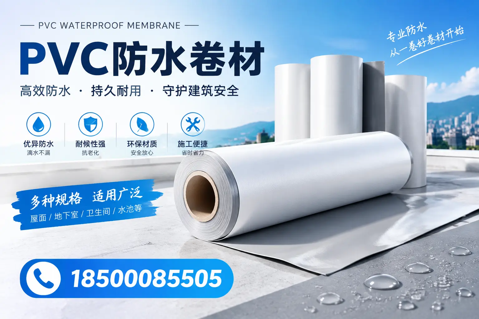 如何选择适合的PVC防水卷材?专家为您解答果洛的需求